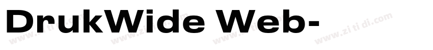 DrukWide Web字体转换